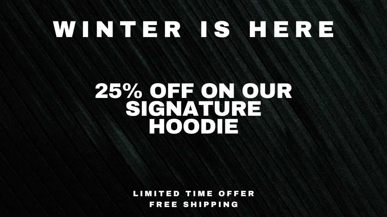 Hoodie with winter sale offer